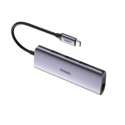 USB-хаб UGreen USB Type-C 4 in 1 (60718) Gray