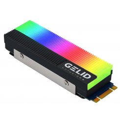 Photo GELID Solutions GLINT ARGB M.2 SSD Cooler (M2-RGB-01) Black