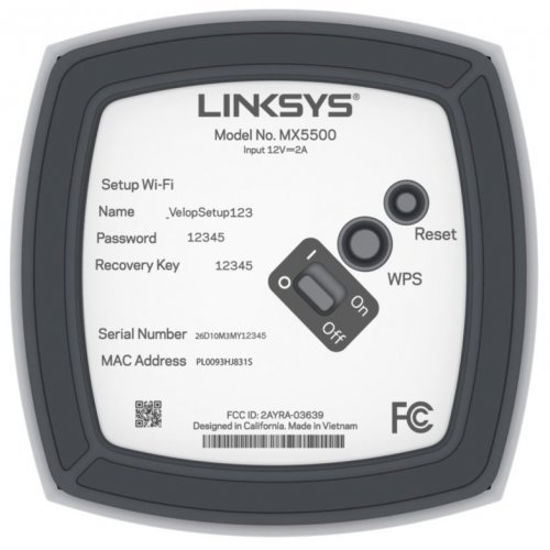 Купить Wi-Fi роутер Linksys Atlas Pro 6 MX 5502 2-pack (MX5502) - цена в Харькове, Киеве, Днепре, Одессе
в интернет-магазине Telemart фото