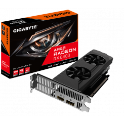 Фото Видеокарта Gigabyte Radeon RX 6400 D6 Low Profile 4096MB (GV-R64D6-4GL)