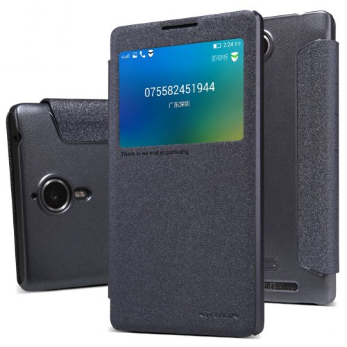 Чохол Чехол Nillkin Sparkle Series для Lenovo P90 Black купити в Україні | Telemart фото