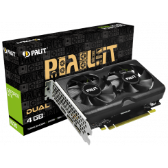 Фото Видеокарта Palit GeForce GTX 1630 Dual 4096MB (NE6163001BG6-1175D)