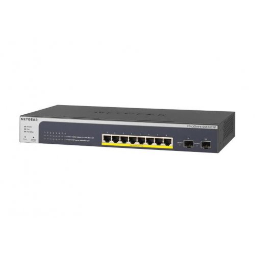 Купити Мережевий комутатор NETGEAR GS510TPP (GS510TPP-100EUS) - ціна в Києві, Львові, Вінниці, Хмельницькому, Франківську, Україні | інтернет-магазин TELEMART.UA фото