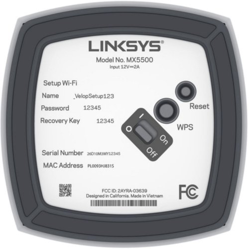 Купити Wi-Fi роутер Linksys Atlas Pro 6 MX5503 3-pack (MX5503-KE) - ціна в Києві, Львові, Вінниці, Хмельницькому, Франківську, Україні | інтернет-магазин TELEMART.UA фото