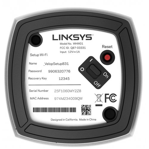 Wi-Fi роутер Linksys Velop WHW0102 2-pack (WHW0102-EU) купити в Україні | Telemart фото