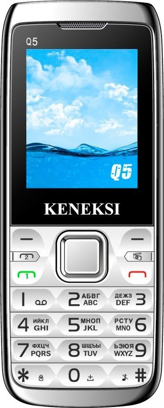 Купити Мобільний телефон Keneksi Q5 Silver - ціна в Києві, Львові ...