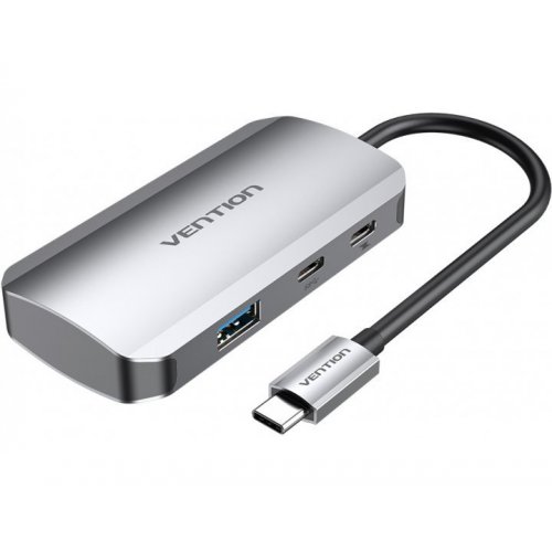 

Vention USB Type-C 5 in 1 (TNDHB) Silver