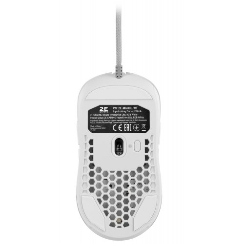 Купить Мышка 2E Gaming HyperDrive Lite RGB (2E-MGHDL-WT) White - цена в Харькове, Киеве, Днепре, Одессе
в интернет-магазине Telemart фото