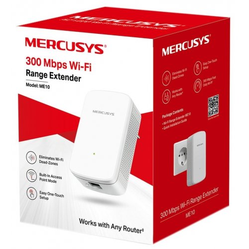 Ретранслятор Mercusys ME10 купить в Украине: Киев, Днепр, Харьков, Одесса  | Низкая цена, отзывы, характеристики от TELEMART фото