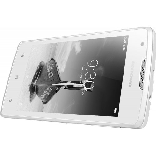 Мобільний телефон Lenovo A1000 White купити в Україні: Київ, Львів, Хмельницький, Тернопіль, Івано-Франківськ | Низька ціна, відгуки, характеристики від TELEMART фото