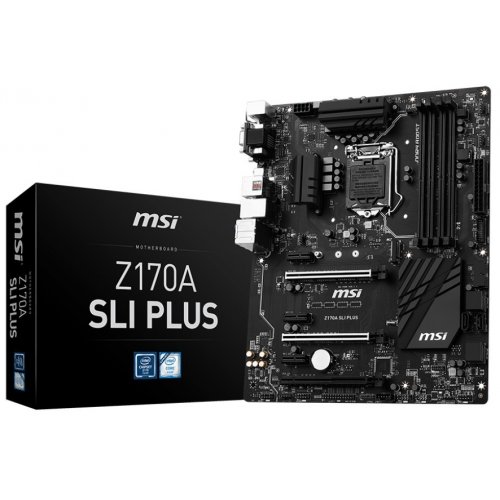 Продать Материнская плата MSI Z170A SLI PLUS (s1151, Intel Z170) по Trade-In интернет-магазине Телемарт - Киев, Днепр, Украина фото