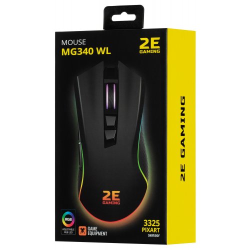 Photo Mouse 2E Gaming MG340 Wireless RGB (2E-MG340UB-WL) Black