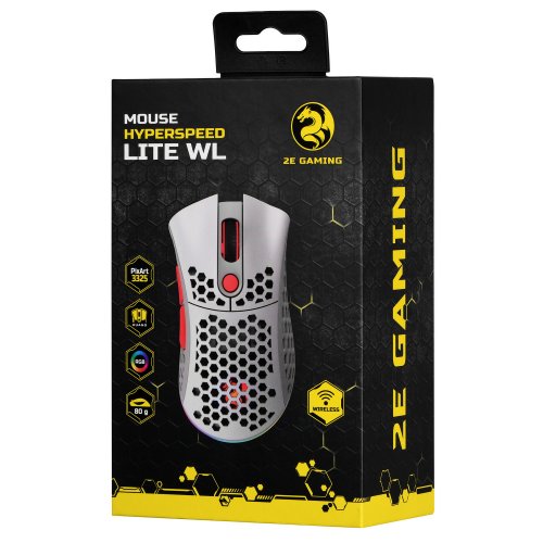 Купить Мышка 2E Gaming HyperSpeed Lite WL RGB (2E-MGHSL-WL-WT) Retro White - цена в Харькове, Киеве, Днепре, Одессе
в интернет-магазине Telemart фото
