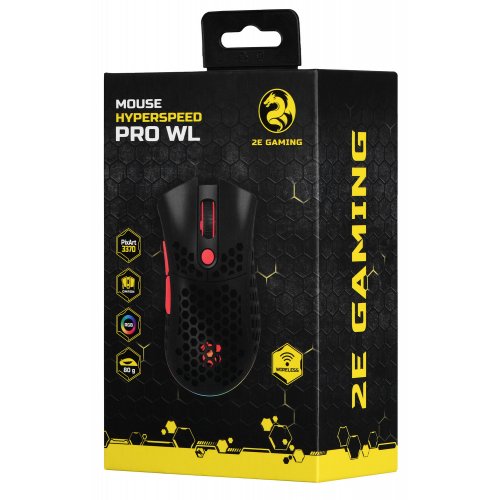 Купить Мышка 2E Gaming HyperSpeed Pro WL RGB (2E-MGHSPR-WL-BK) Black - цена в Харькове, Киеве, Днепре, Одессе
в интернет-магазине Telemart фото