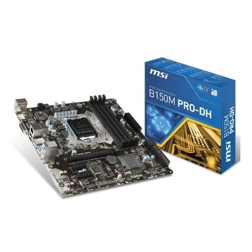 Продати Материнська плата MSI B150M PRO-DH (s1151, Intel B150) за Trade-In у інтернет-магазині Телемарт - Київ, Дніпро, Україна фото
