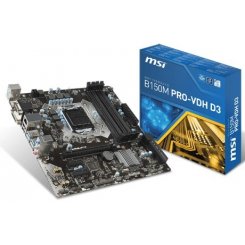Материнська плата MSI B150M PRO-VDH D3 (s1151, Intel B150)