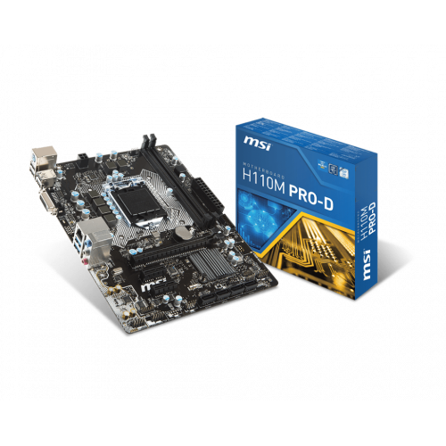 Photo Motherboard MSI H110M PRO-D (s1151, Intel H110)