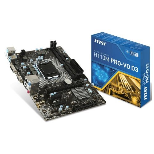 Продать Материнская плата MSI H110M PRO-VD D3 (s1151, Intel H110) по Trade-In интернет-магазине Телемарт - Киев, Днепр, Украина фото