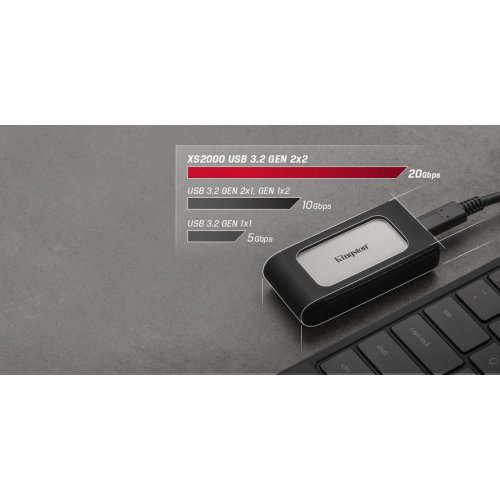 Фото SSD-диск Kingston XS2000 4TB USB 3.2 (SXS2000/4000G)