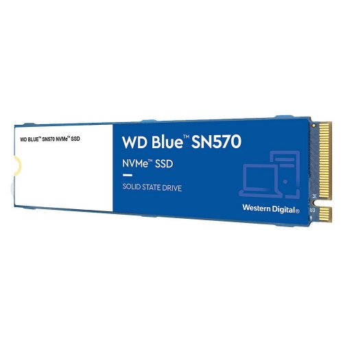 Купить SSD-диск Western Digital Blue SN570 2TB M.2 (2280 PCI-E) NVMe x4 (WDS200T3B0C) с проверкой совместимости: обзор, характеристики, цена в Киеве, Днепре, Одессе, Харькове, Украине | интернет-магазин TELEMART.UA фото