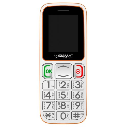 Купить Мобильный телефон Sigma mobile Comfort 50 Mini 3 White-Orange - цена в Харькове, Киеве, Днепре, Одессе
в интернет-магазине Telemart фото
