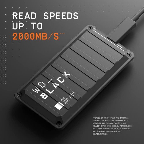 Продати SSD-диск Western Digital P50 Game Drive 4TB USB 3.2 (WDBA3S0040BBK-WESN) за Trade-In у інтернет-магазині Телемарт - Київ, Дніпро, Україна фото