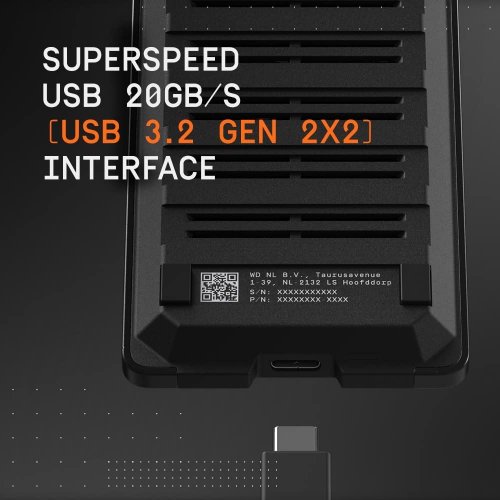 Продати SSD-диск Western Digital P50 Game Drive 4TB USB 3.2 (WDBA3S0040BBK-WESN) за Trade-In у інтернет-магазині Телемарт - Київ, Дніпро, Україна фото