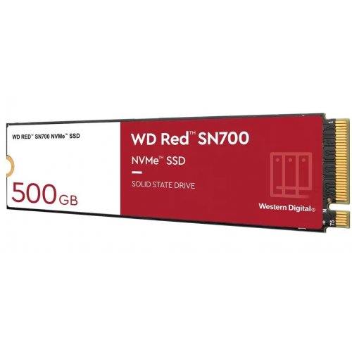 Фото SSD-диск Western Digital Red SN700 500GB M.2 (2280 PCI-E) NVMe x4 (WDS500G1R0C)