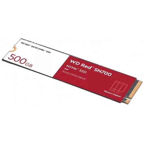 Фото SSD-диск Western Digital Red SN700 500GB M.2 (2280 PCI-E) NVMe x4 (WDS500G1R0C)