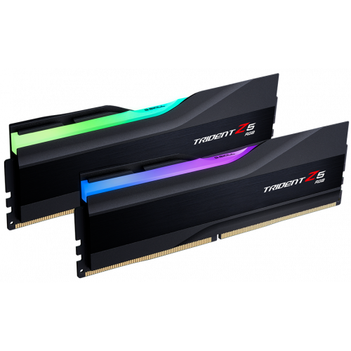 Photo RAM G.Skill DDR5 32GB (2x16GB) 6000 Mhz Trident Z5 RGB Black (F5-6000J3636F16GX2-TZ5RK)