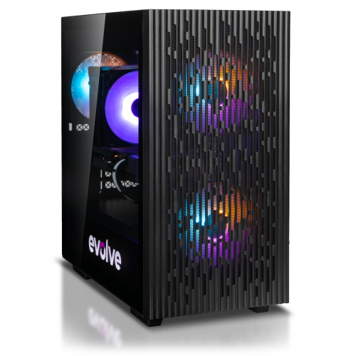 Продати Ігровий ПК EVOLVE CyberPart Platinum H+ (EVCP-PHi1210FN305-16S4801TBBk) Black за Trade-In у інтернет-магазині Телемарт - Київ, Дніпро, Україна фото