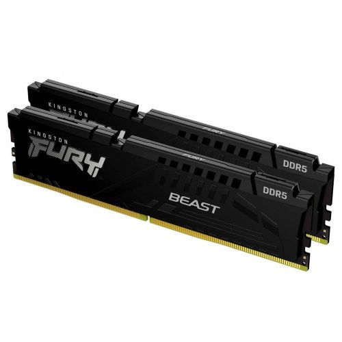 Продать ОЗУ Kingston DDR5 64GB (2x32GB) 4800MHz FURY Beast Black (KF548C38BBK2-64) по Trade-In интернет-магазине Телемарт - Киев, Днепр, Украина фото
