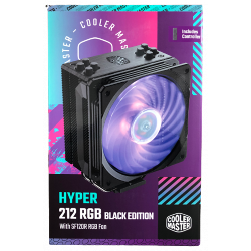Продать Кулер Cooler Master Hyper 212 RGB Black Edition (RR-212S-20PC-R2) по Trade-In интернет-магазине Телемарт - Киев, Днепр, Украина фото