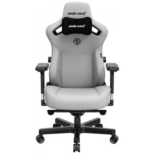 Игровое кресло Anda Seat Kaiser 3 XL (AD12YDC-XL-01-G-PV/F) Gray купить в Украине: Киев, Днепр, Харьков, Одесса  | Низкая цена, отзывы, характеристики от TELEMART фото