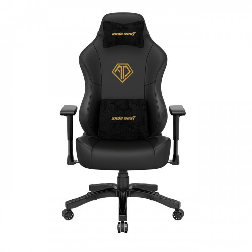 Ігрове крісло Anda Seat Phantom 3 L (AD18Y-06-B-PVC) Black купити в Україні: Київ, Львів, Хмельницький, Тернопіль, Івано-Франківськ | Низька ціна, відгуки, характеристики від TELEMART фото