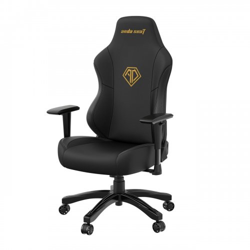 Ігрове крісло Anda Seat Phantom 3 L (AD18Y-06-B-PVC) Black купити в Україні: Київ, Львів, Хмельницький, Тернопіль, Івано-Франківськ | Низька ціна, відгуки, характеристики від TELEMART фото