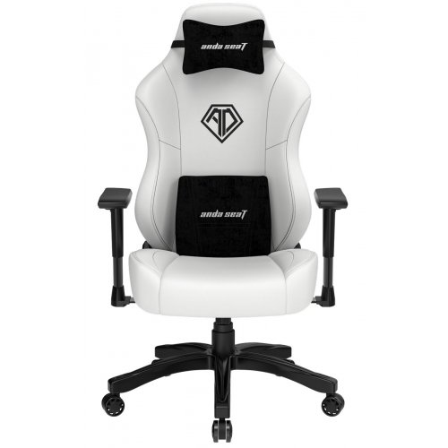 Ігрове крісло Anda Seat Phantom 3 L (AD18Y-06-W-PV) White купити в Україні: Київ, Львів, Хмельницький, Тернопіль, Івано-Франківськ | Низька ціна, відгуки, характеристики від TELEMART фото