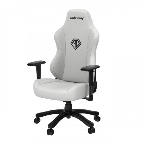 Ігрове крісло Anda Seat Phantom 3 L (AD18Y-06-W-PV) White купити в Україні: Київ, Львів, Хмельницький, Тернопіль, Івано-Франківськ | Низька ціна, відгуки, характеристики від TELEMART фото