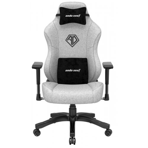 Ігрове крісло Anda Seat Phantom 3 L (AD18Y-06-G-F) Grey купити в Україні: Київ, Львів, Хмельницький, Тернопіль, Івано-Франківськ | Низька ціна, відгуки, характеристики від TELEMART фото