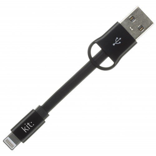 Купить USB Кабель Kit Lightning 0.08m (IP5USBKEYBK) Black - цена в Харькове, Киеве, Днепре, Одессе
в интернет-магазине Telemart фото