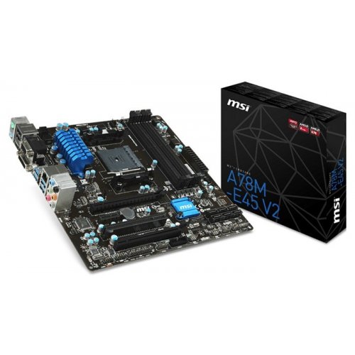 Продать Материнская плата MSI A78M-E45 V2 (FM2+, AMD A78) по Trade-In интернет-магазине Телемарт - Киев, Днепр, Украина фото