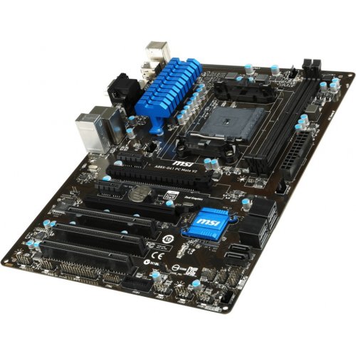 Продати Материнська плата MSI A88X-G41 PC MATE V2 (sFM2+, AMD A88X) за Trade-In у інтернет-магазині Телемарт - Київ, Дніпро, Україна фото