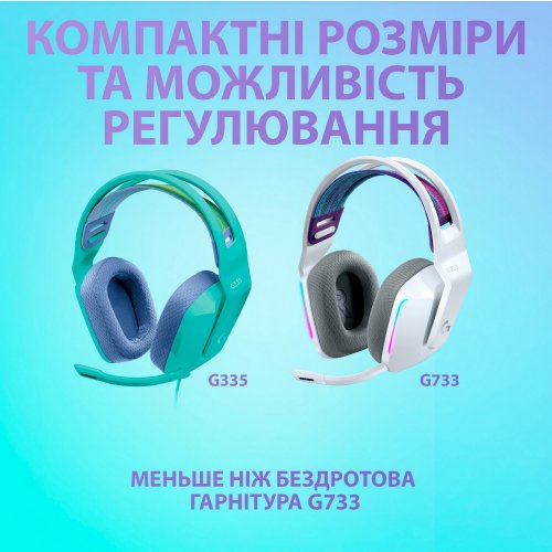 Photo Headset Logitech G335 Gaming (981-001024) Mint