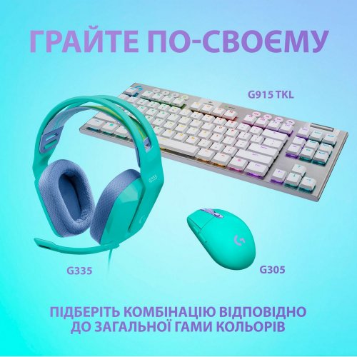 Фото Навушники Logitech G335 Gaming (981-001024) Mint