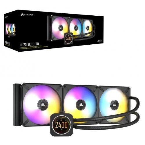 Продати Готова СВО Corsair iCUE H170i ELITE LCD Display (CW-9060063-WW) за Trade-In у інтернет-магазині Телемарт - Київ, Дніпро, Україна фото