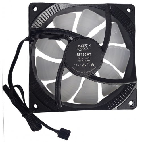 Продати Кулер для корпуса Deepcool RF120 VT FRGB (DF1202512CL) OEM Black/White за Trade-In у інтернет-магазині Телемарт - Київ, Дніпро, Україна фото