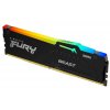 Фото ОЗУ Kingston DDR5 16GB 4800MHz FURY Beast RGB Black (KF548C38BBA-16)