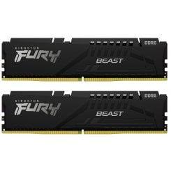 ОЗП Kingston DDR5 16GB (2x8GB) 5200MHz FURY Beast Black (KF552C40BBK2-16)