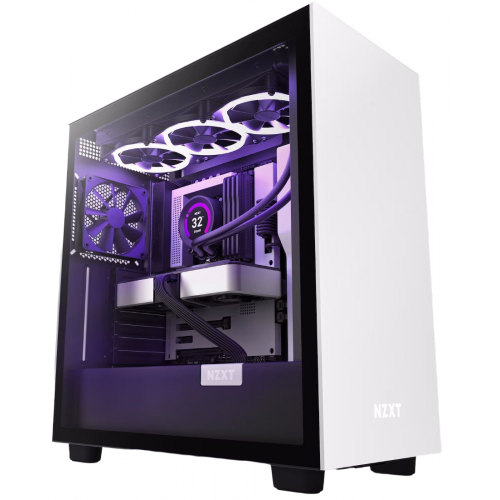 Photo NZXT H7 Tempered Glass without PSU (CM-H71BG-01) Black/White