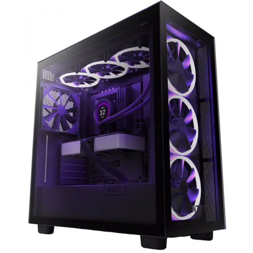Photo NZXT H7 Elite Tempered Glass without PSU (CM-H71EB-01) Black